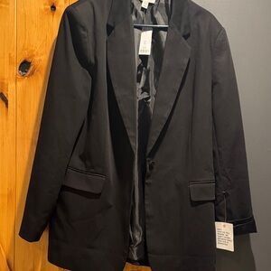 Topshop Charcoal Blazer